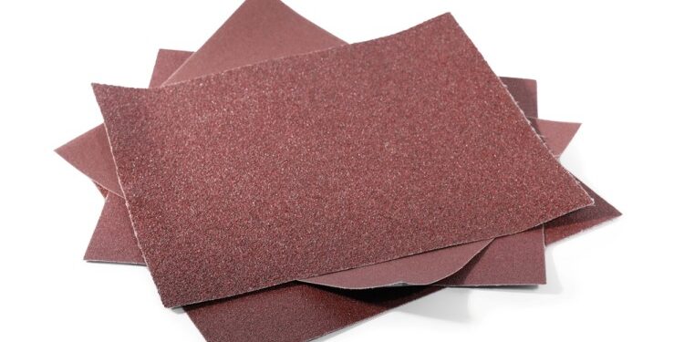 sanding paper sheet for car
